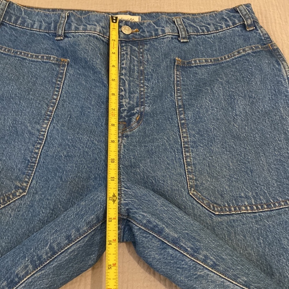 Madewell 90’ straight utility Blue Denim Straight-Leg Jeans size 32 - Picture 11 of 13